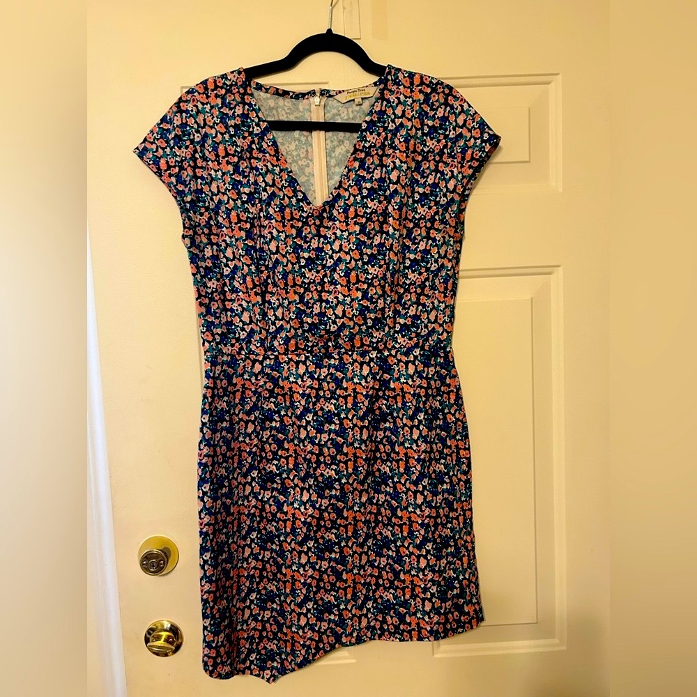 organic cotton spring floral dress